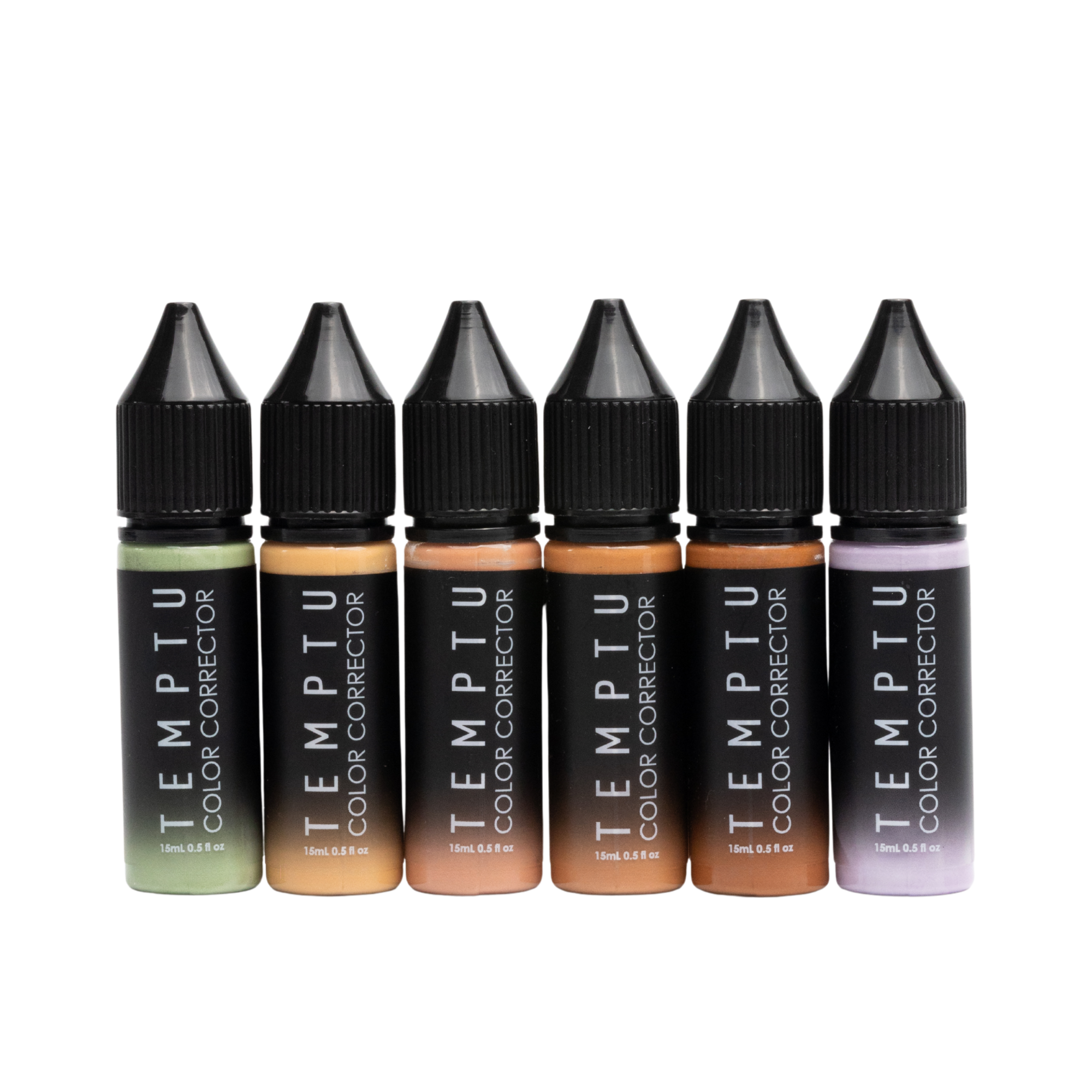 TEMPTU Airbrush Supplies coffret 6 correcteurs teint 15 ml
