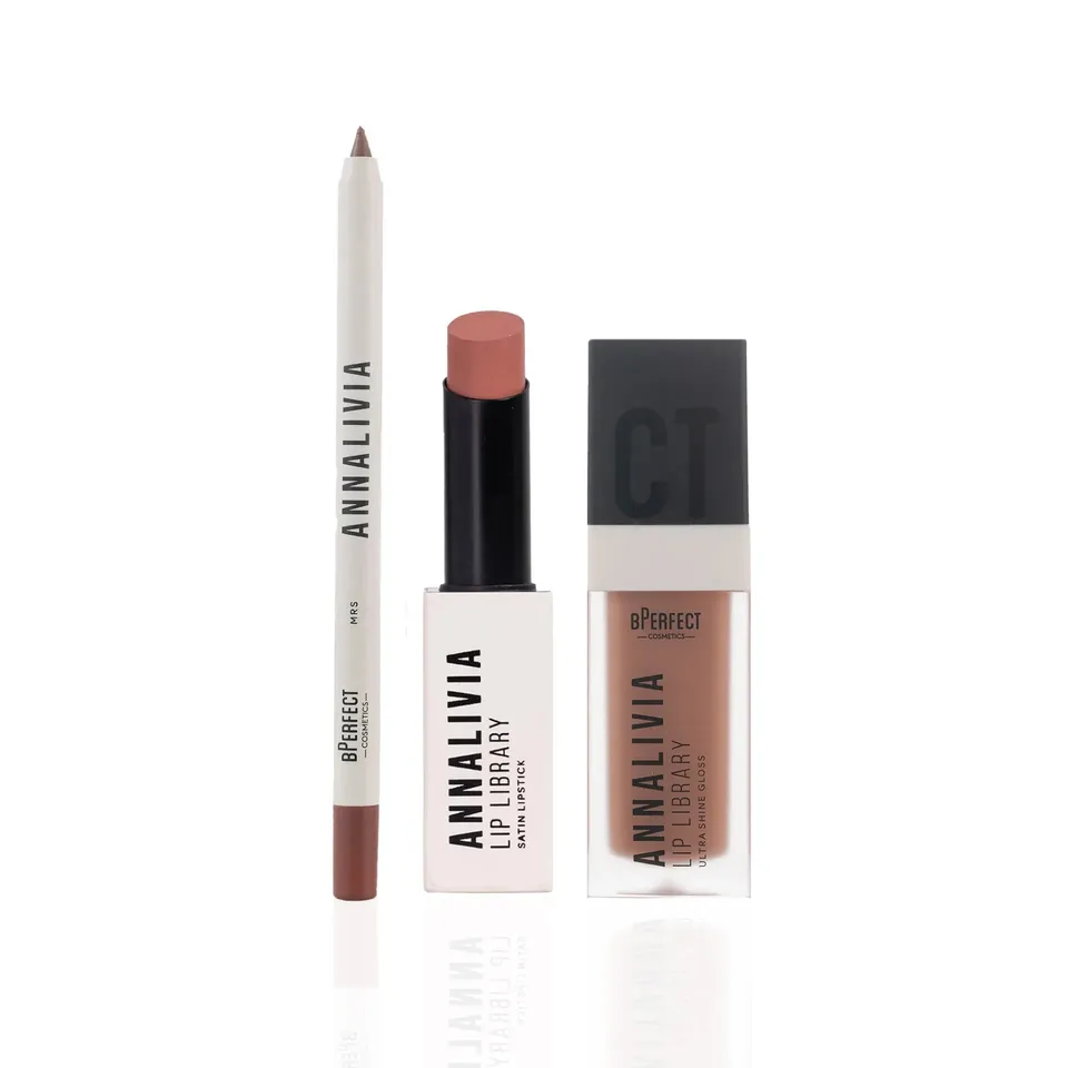 BPerfect x Annalivia Trio Lèvres Wedding Lip nude rosé