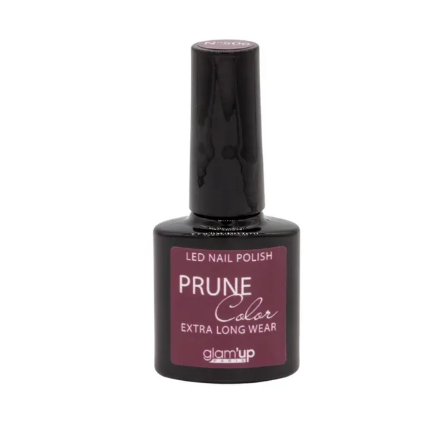 GLAM'UP Les Ongles Vernis Semi-Permanent Prune brillant