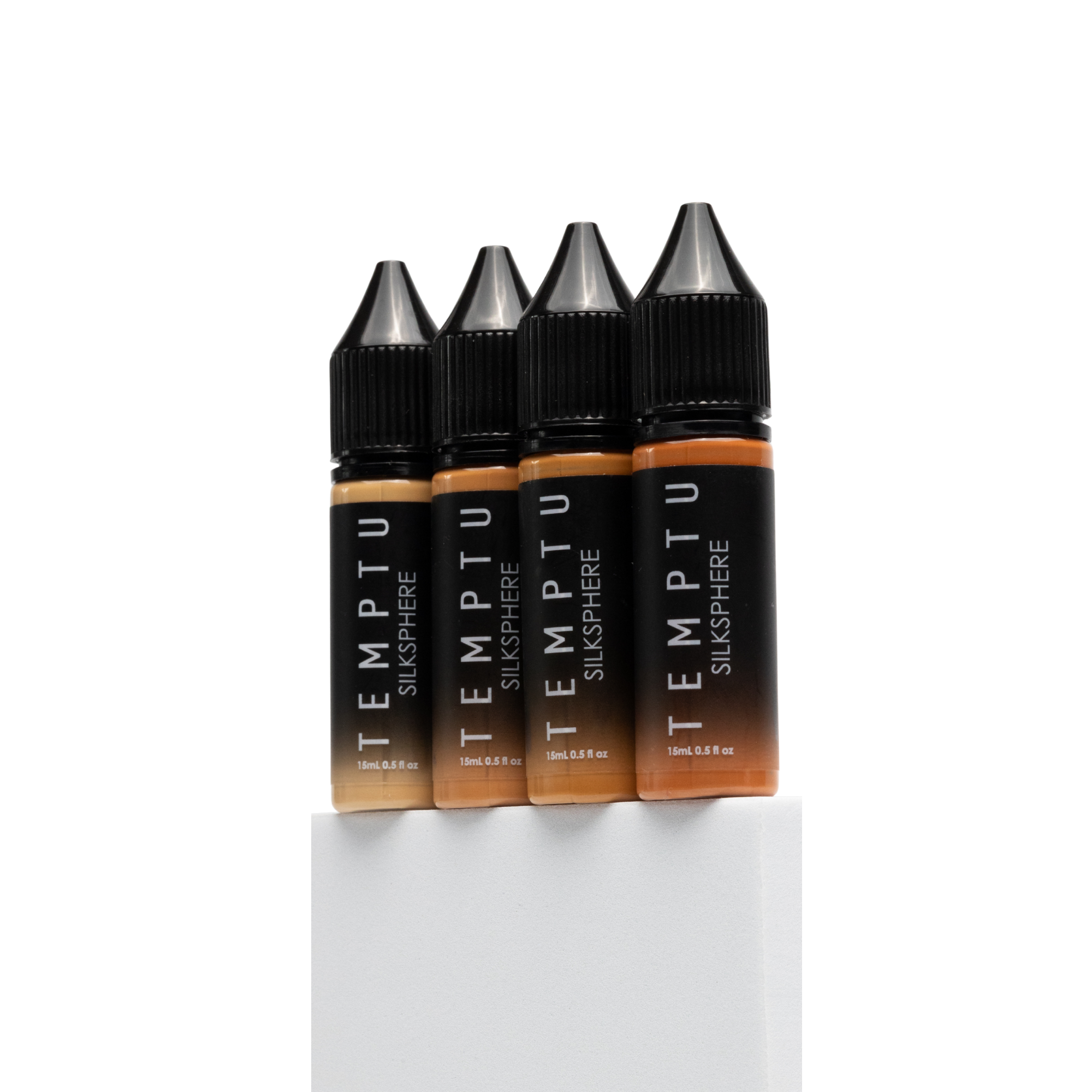 TEMPTU SilkSphere Fond Airbrush 4-pack Light Medium Tan Deep