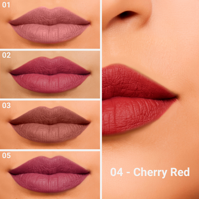 Etoile by Rougj Matita Labbra 04 crayon lèvres waterproof cherry red