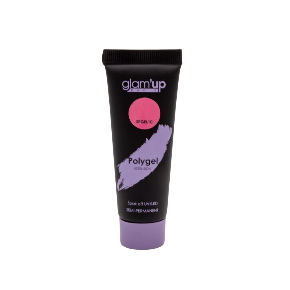 GLAM'UP Les Ongles Poly Gel Semi-Permanent Fuchsia extension