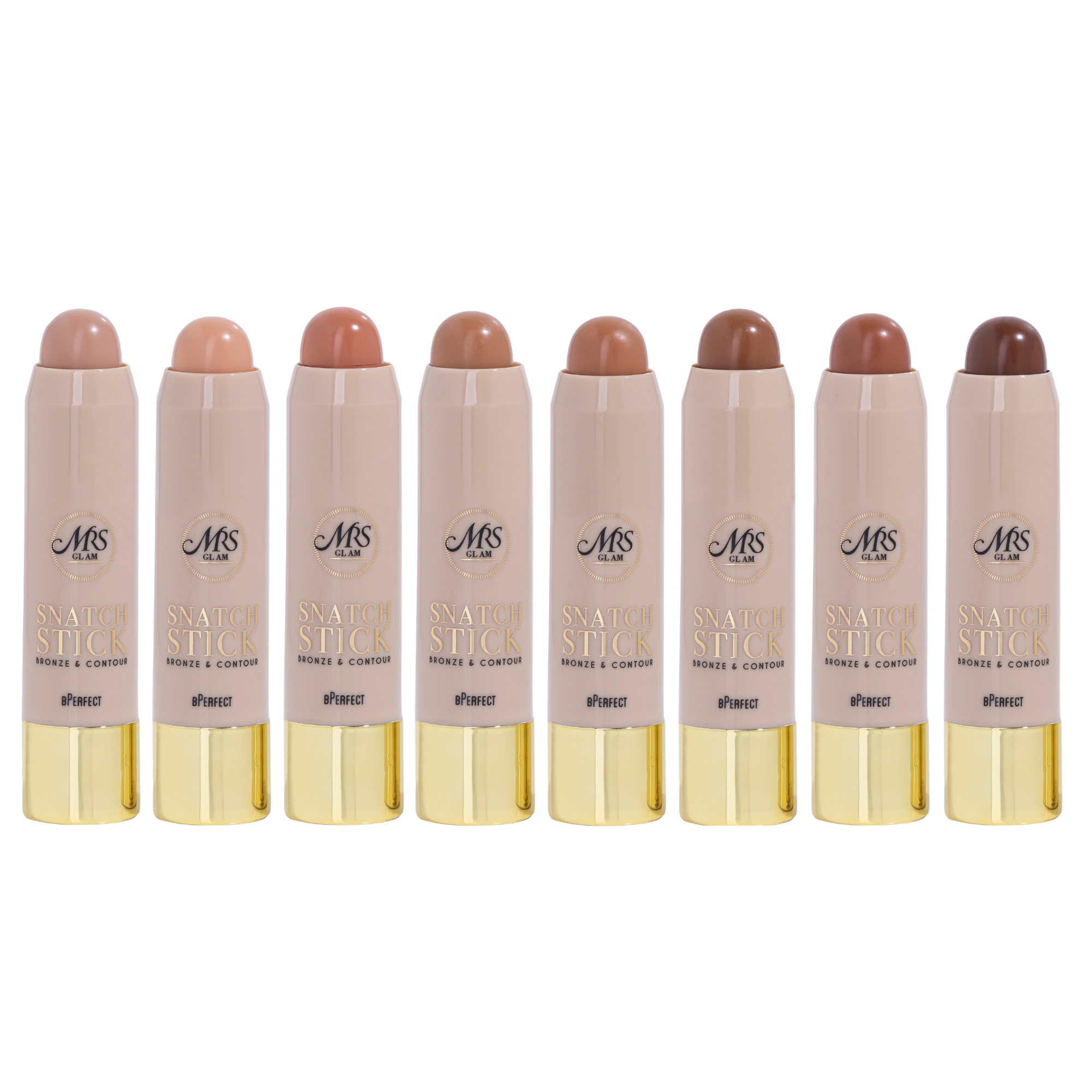 Mrs Glam Snatch Stick The Collection stick contour 8 teintes