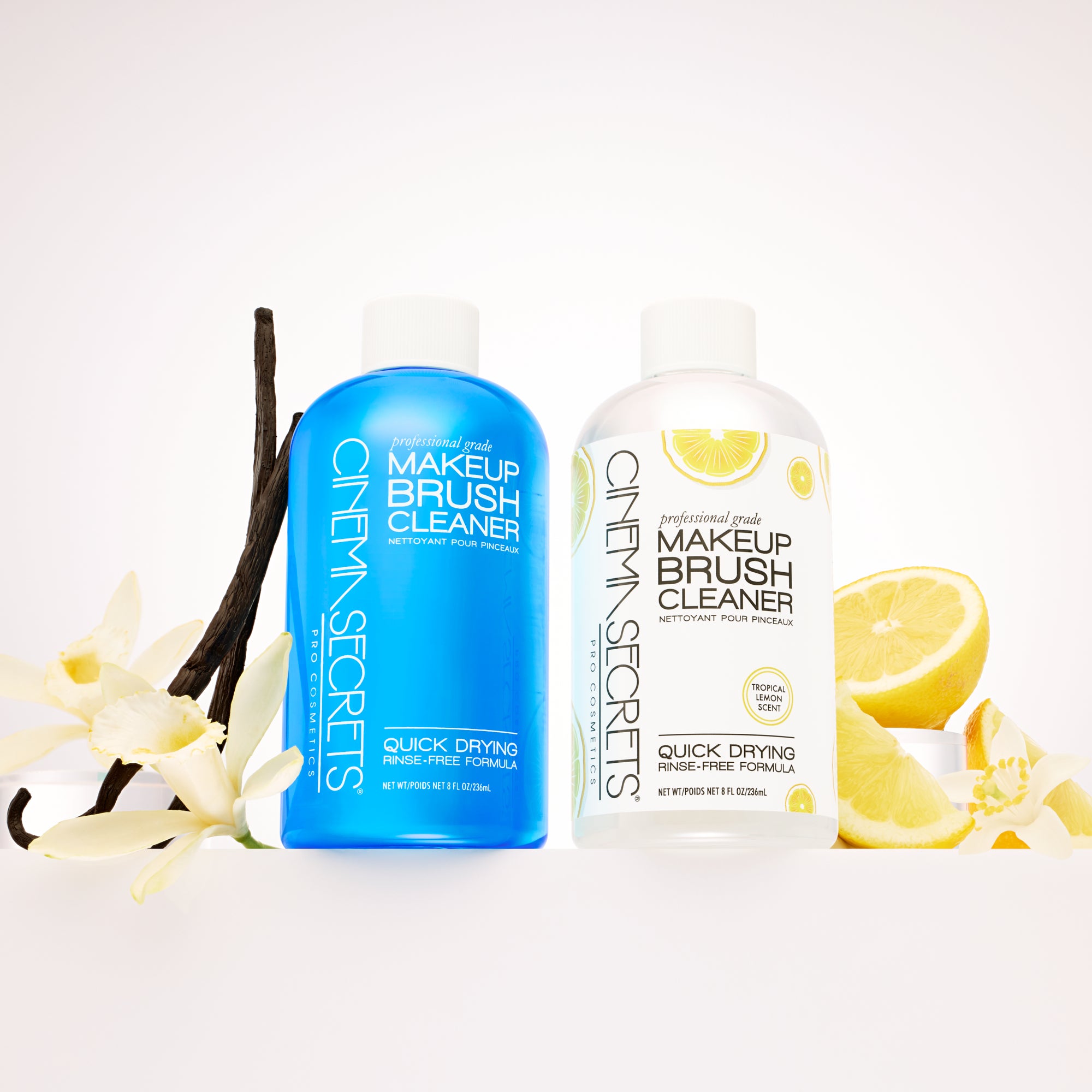 Cinema Secrets Brush Cleaners nettoyant pinceaux vanille citron 2x8oz