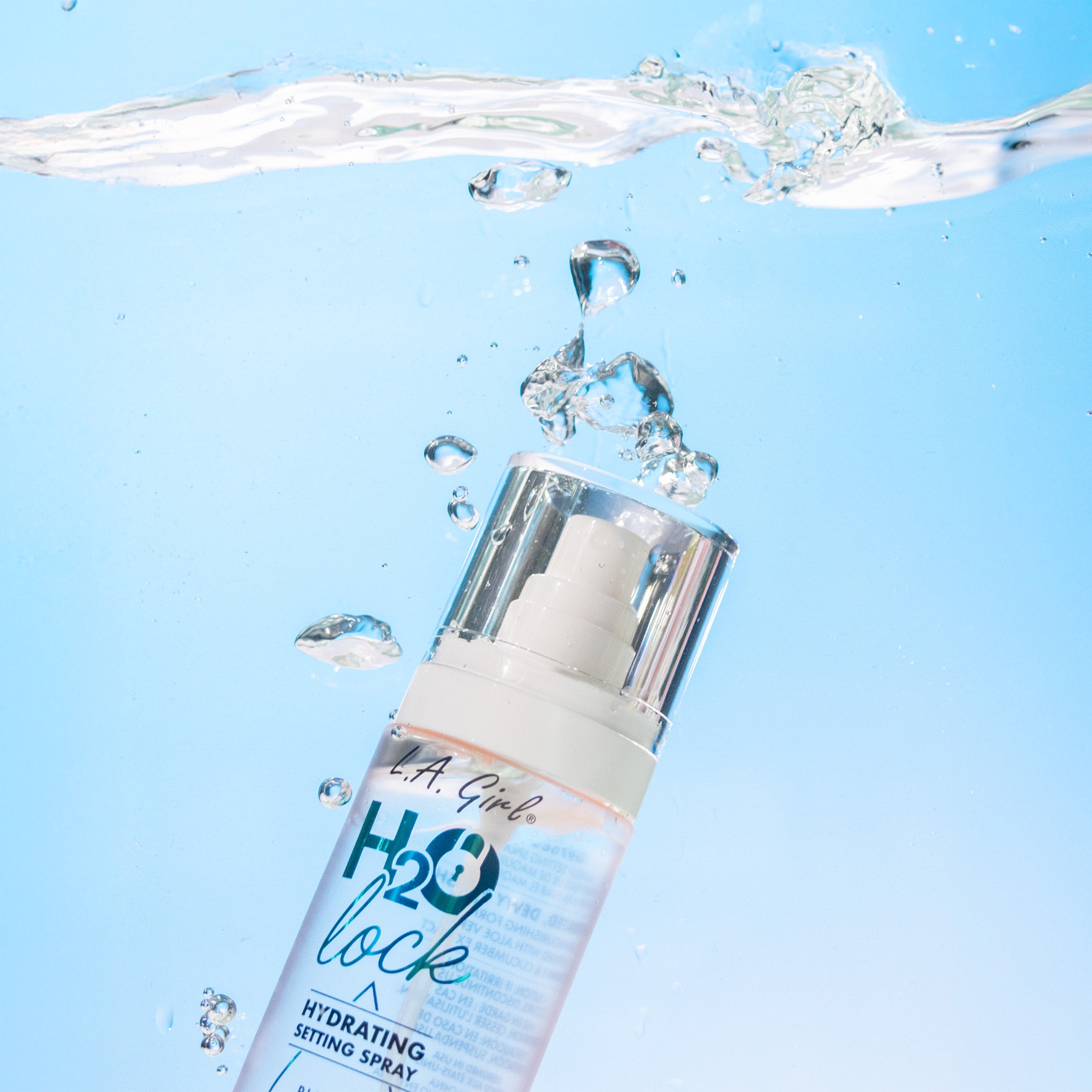 L.A. Girl Prime & Set H2O Lock Spray fixateur Clear fini lumineux