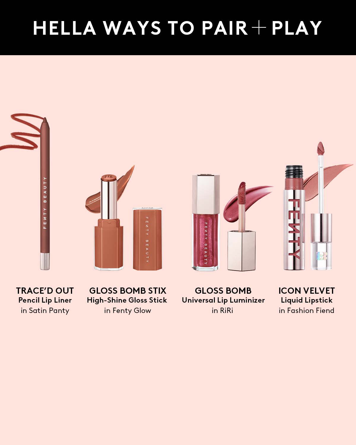 Fenty Beauty Trace'd Out crayon lèvres Satin Panty waterproof