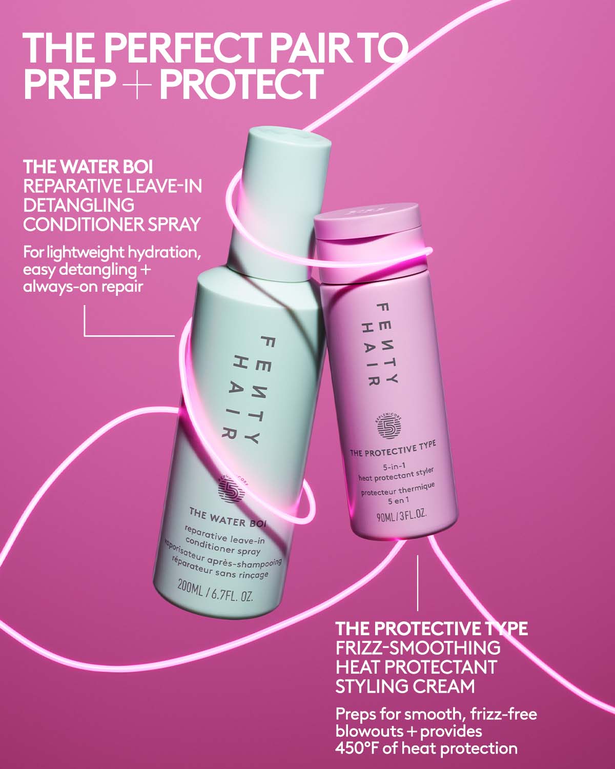 Fenty Beauty Duo Leave-In Hydratant + Protecteur Chaleur