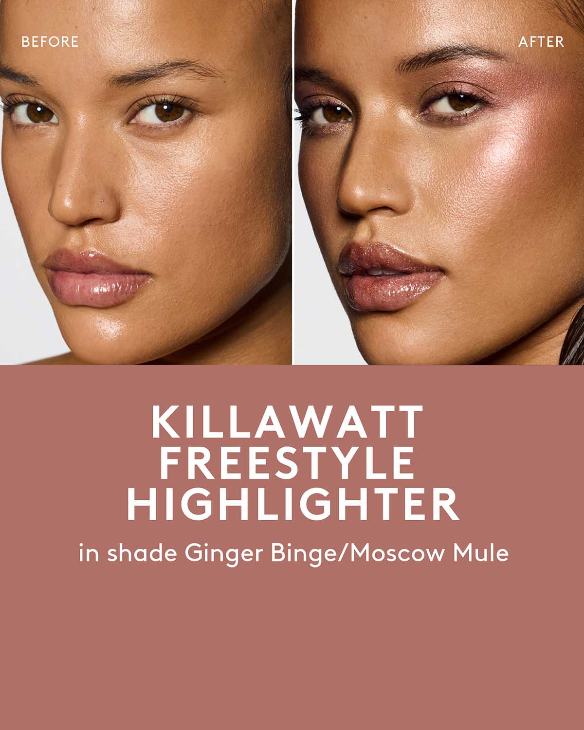 Fenty Beauty Killawatt Highlighter Ginger Binge Moscow Mule duo