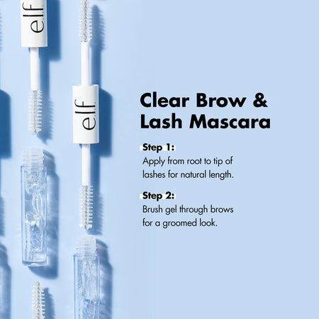 E.L.F. Eyes Clear Brow & Lash Mascara gel sourcils transparent lot 2