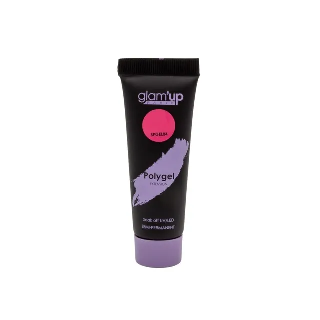 GLAM'UP Les Ongles Poly Gel Semi-Permanent Rouge extension