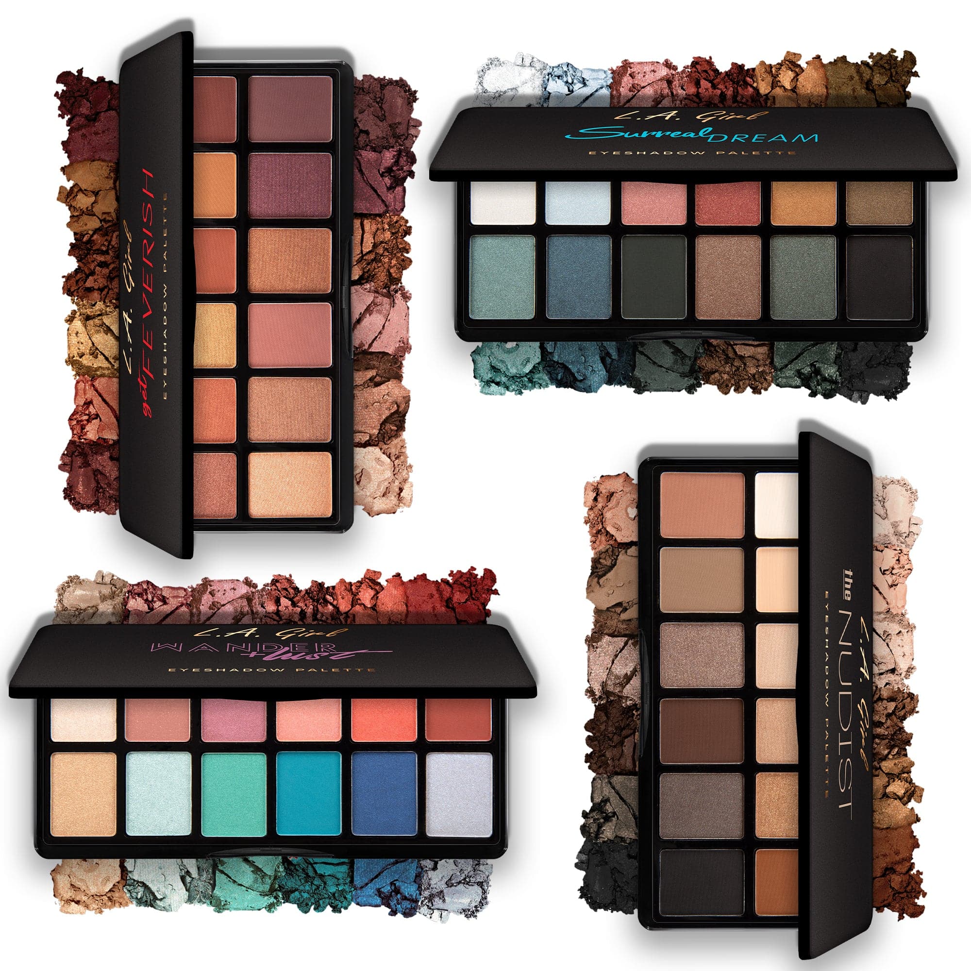 L.A. Girl Fanatic GES415 Get Feverish palette fards 12 teintes