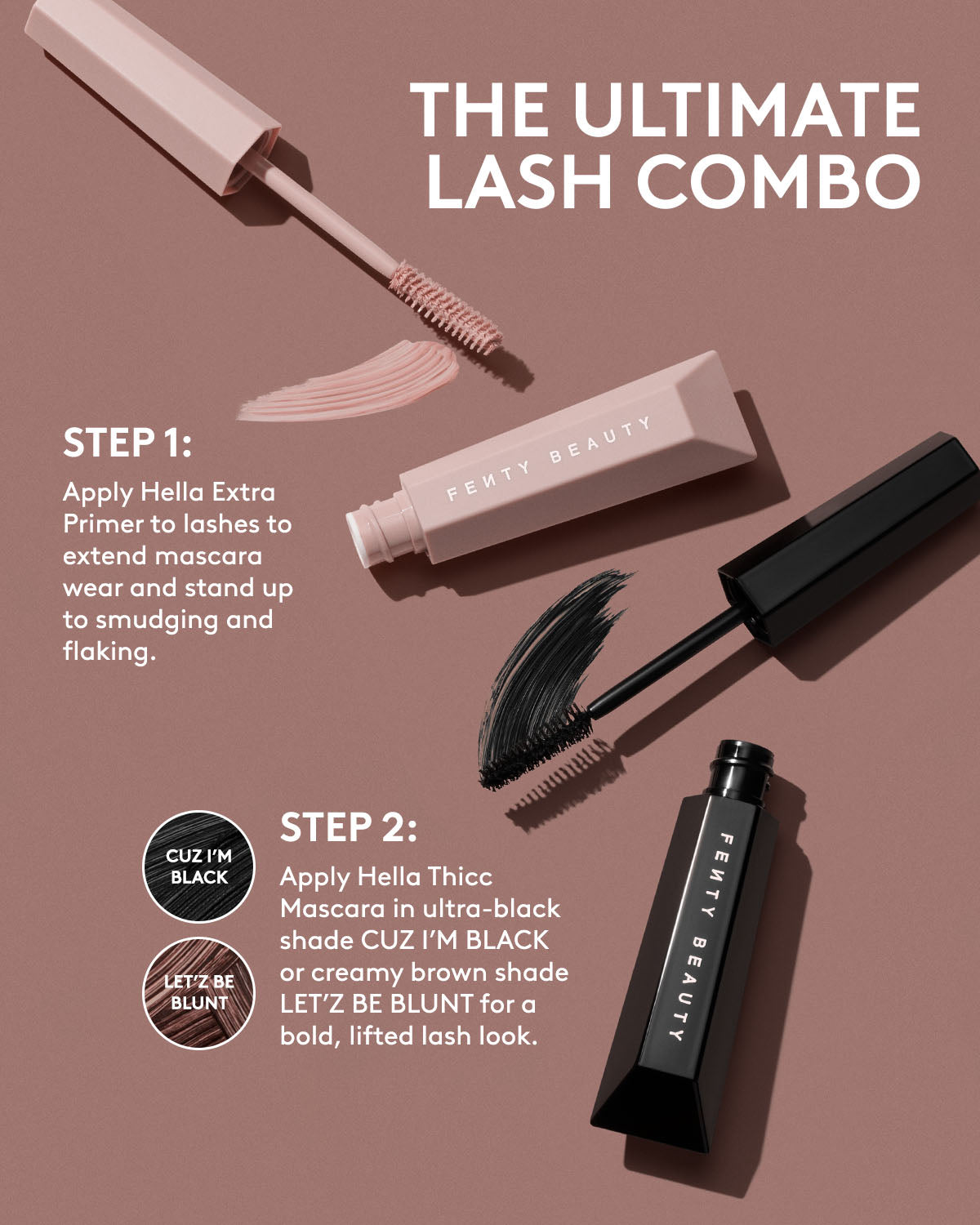 Fenty Beauty Hella Thicc Mascara Volume Let'z Be Blunt 10 mL