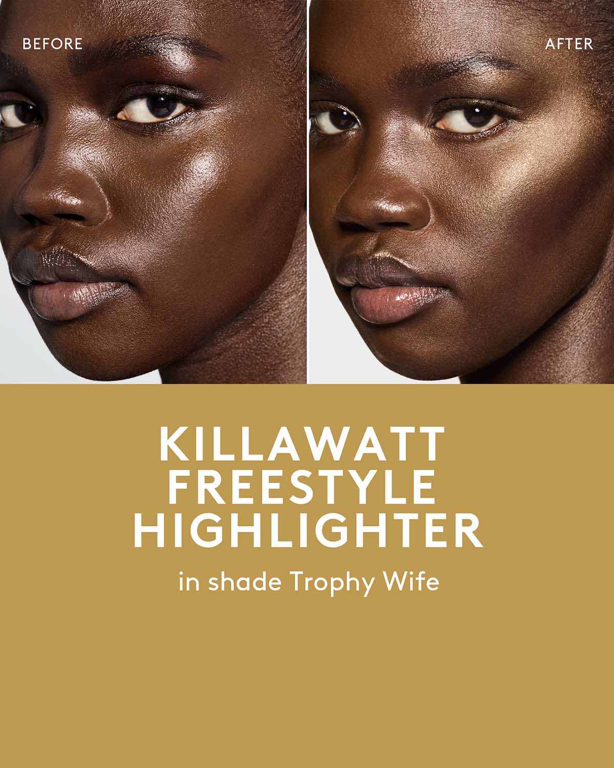 Fenty Beauty Mini Killawatt highlighter Trophy Wife doré