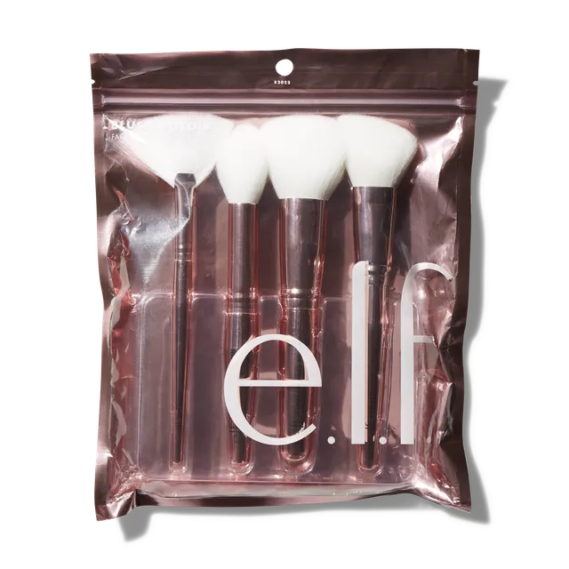 E.L.F. Blush Bronzer Highlighter Brush Set 3 pinceaux