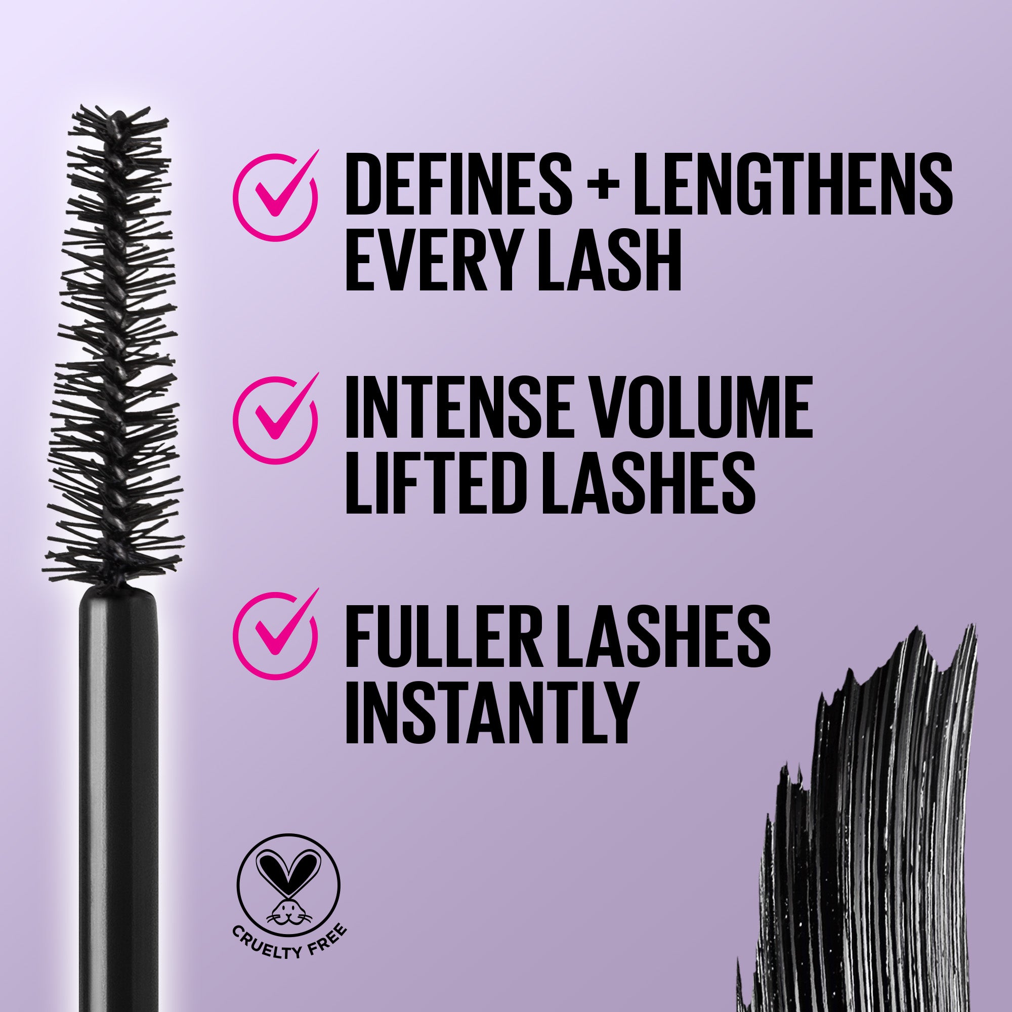 L.A. Girl Mascara GMS663 Black volume noir longue tenue