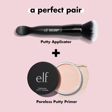 E.L.F Putty Primer Brush pinceau teint double embout spatule