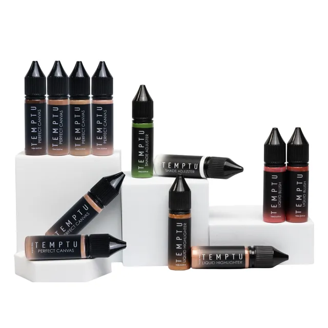 TEMPTU Perfect Canvas Essentials Set fond de teint kit 12 pièces tenue longue