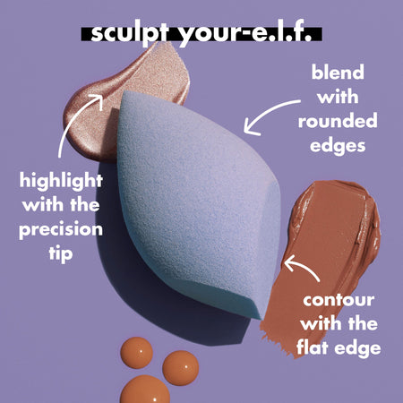 E.L.F. Precision Sculpting éponge maquillage 3-en-1