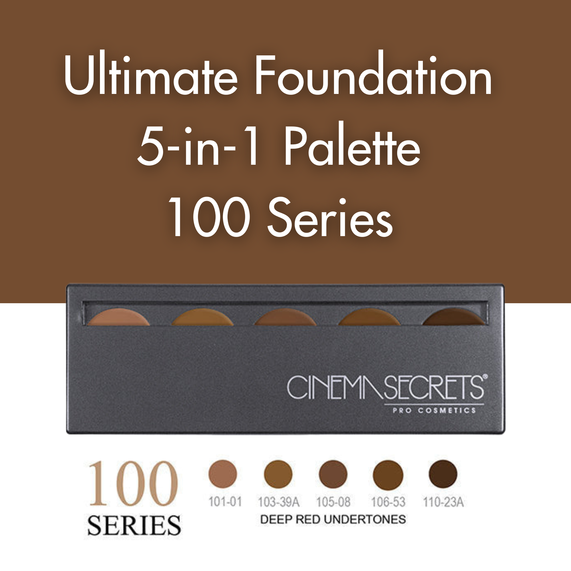 Cinema Secrets 100 Series palette fond de teint 5-en-1