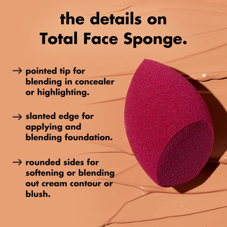 E.L.F. Total Face Éponge Maquillage Teint Unifié