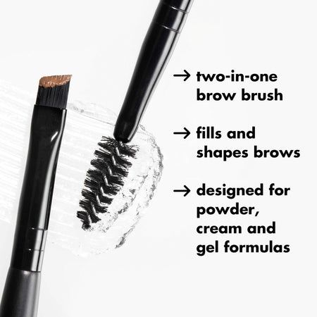 E.l.f. Brushes & Tools Eyebrow Duo Brush pinceau sourcils double
