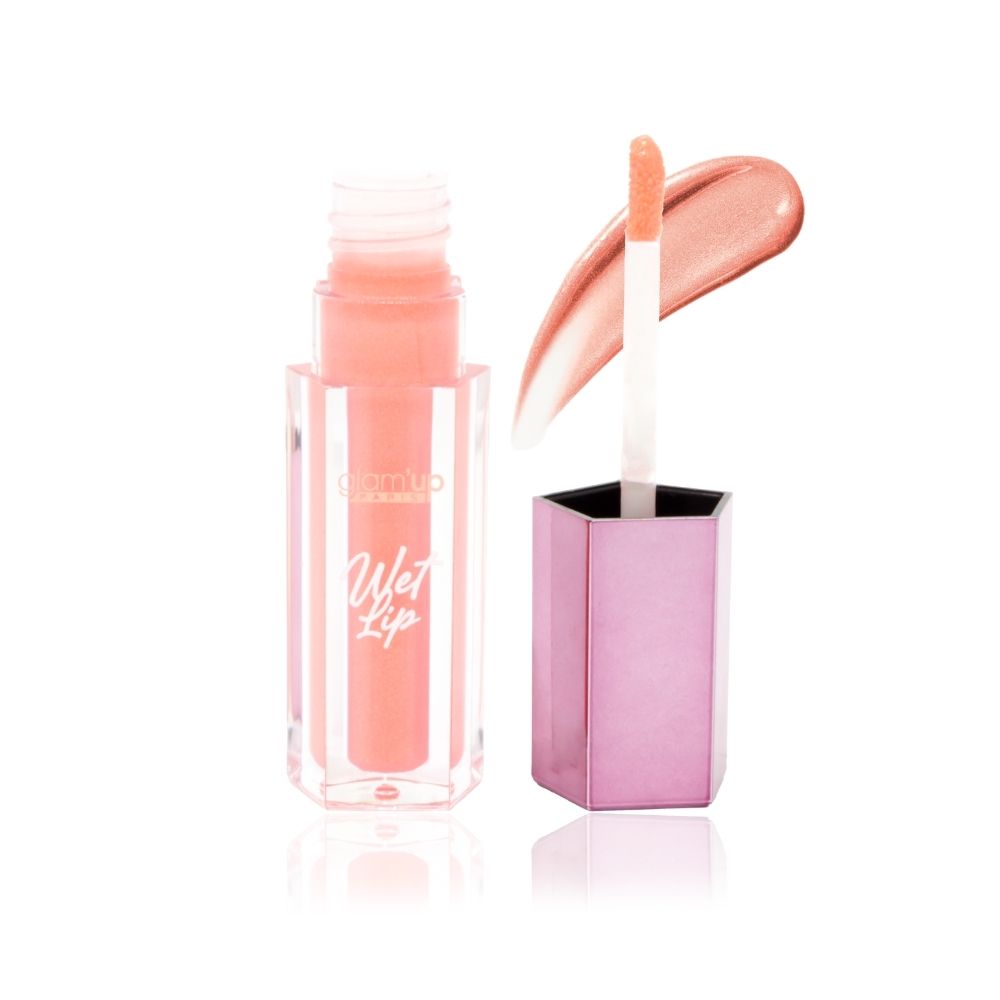 GLAM'UP Les Lèvres Gloss Wet Effect Sandy N°1 pulpeux