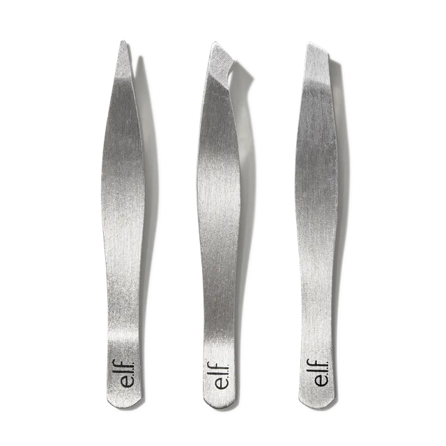 E.L.F. Tweezer Trio Kit pince à épiler inox voyage