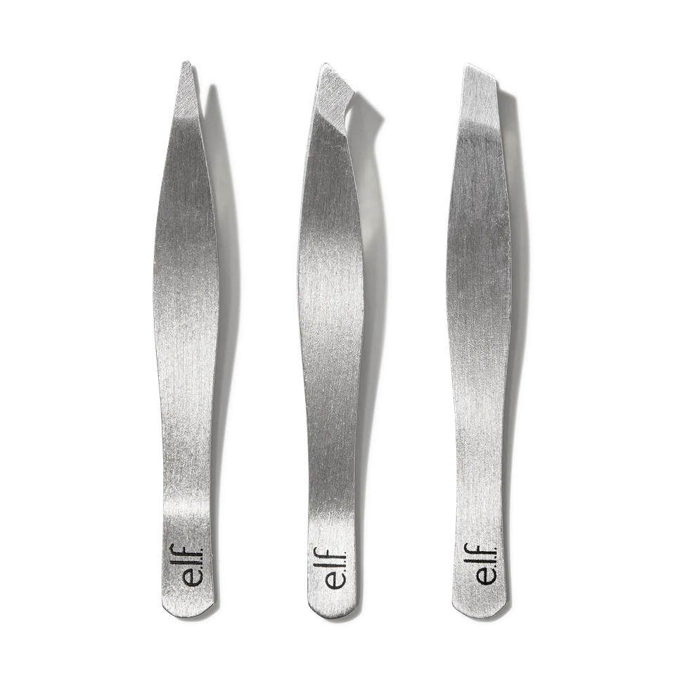 E.L.F. Tweezer Trio Kit pince à épiler inox voyage