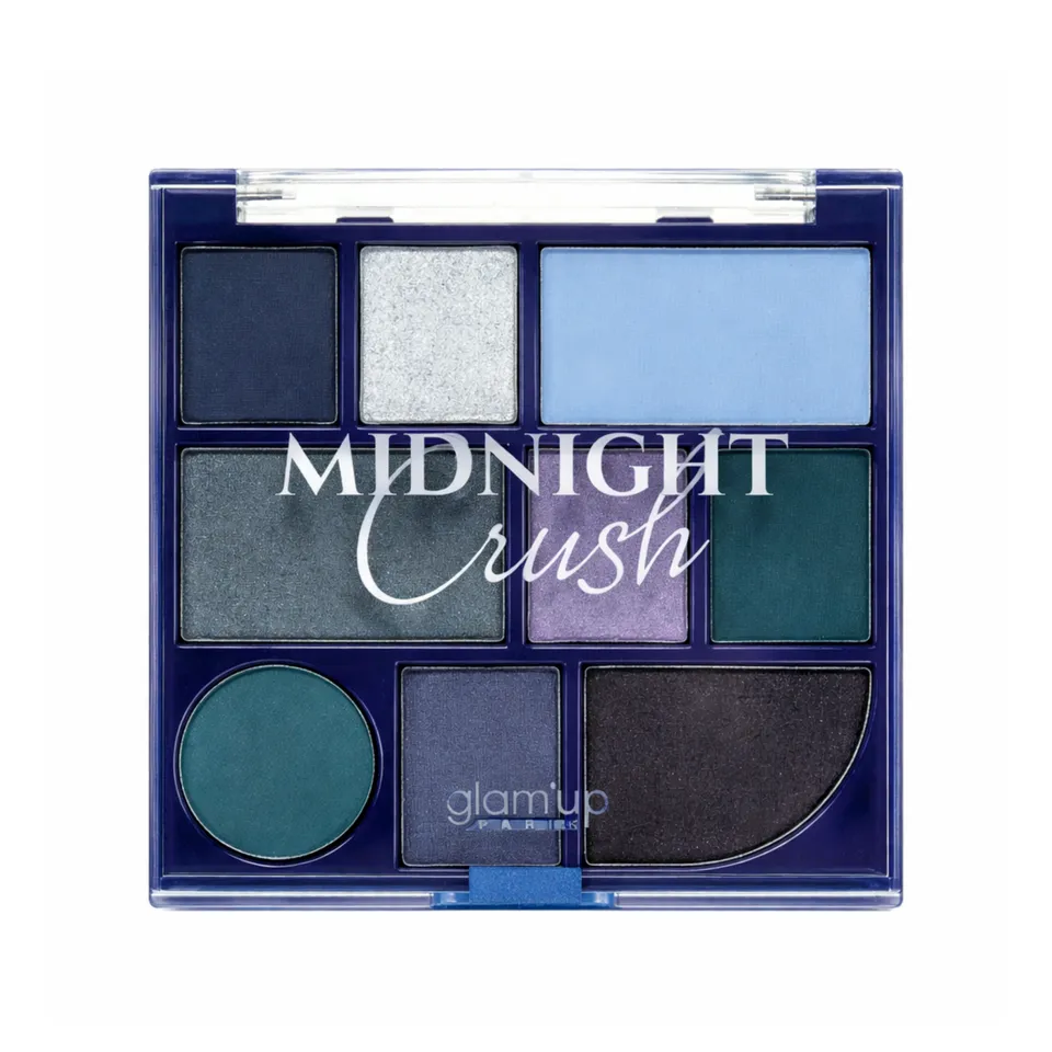 GLAM'UP Le Regard Palette Midnight Crush 9 fards pigmentés