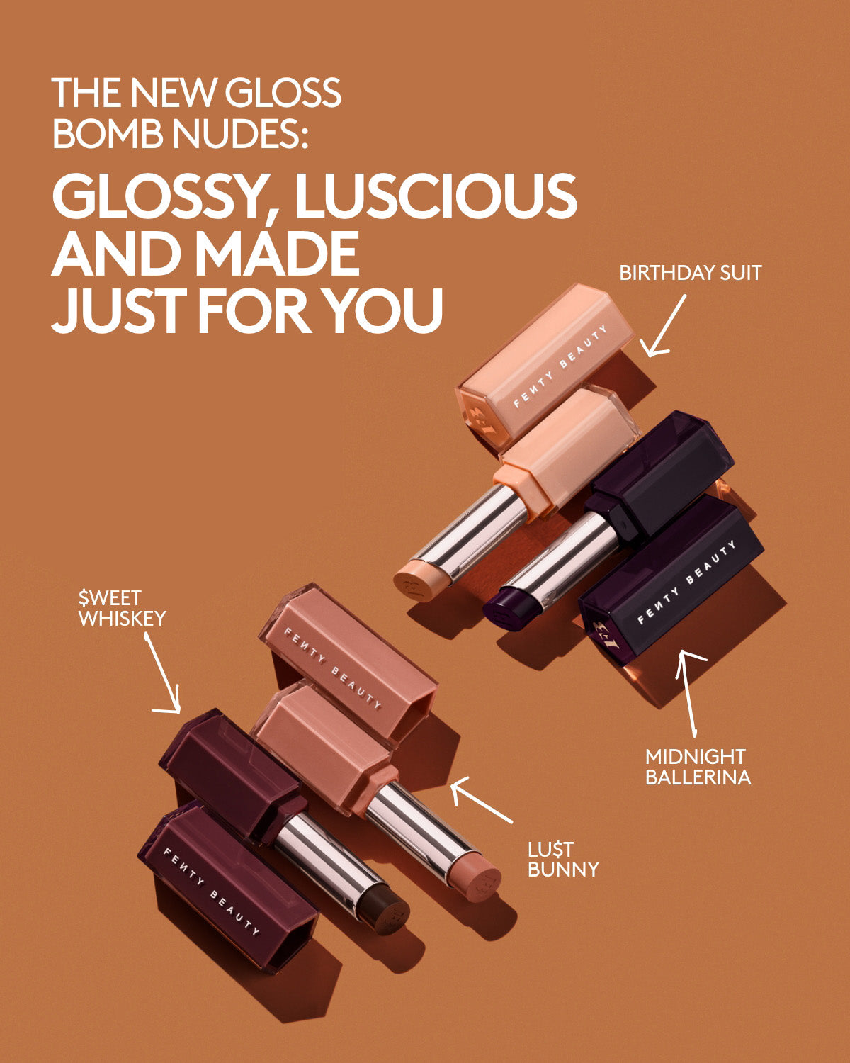 Fenty Beauty Gloss Bomb Stix gloss $weet Whiskey marron 3,6 g