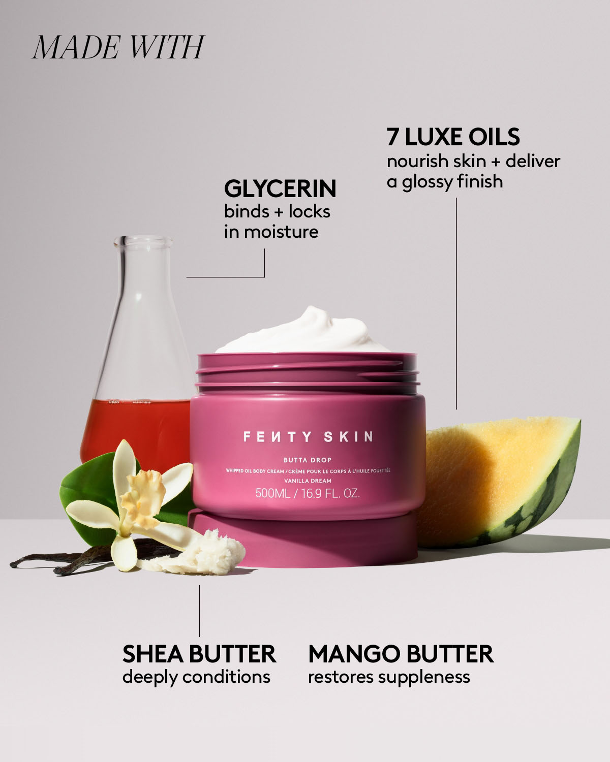 Fenty Butta Drop crème corps Vanilla Dream 500 mL