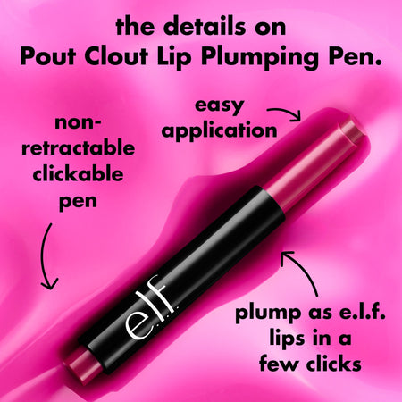 E.L.F. Lips Pout Clout stylo gloss lèvres cerise brillant
