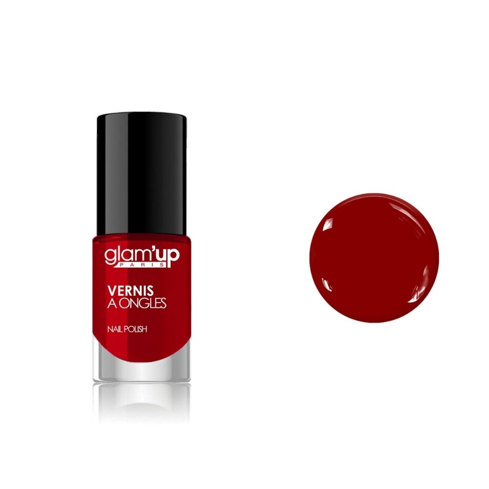 GLAM'UP Les Ongles Vernis Rouge Intense longue tenue