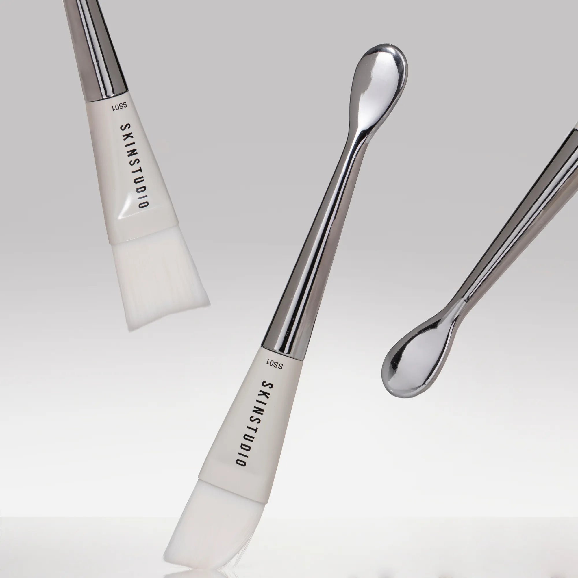 Skin Studio SS01 duo pinceaux soin visage spatule
