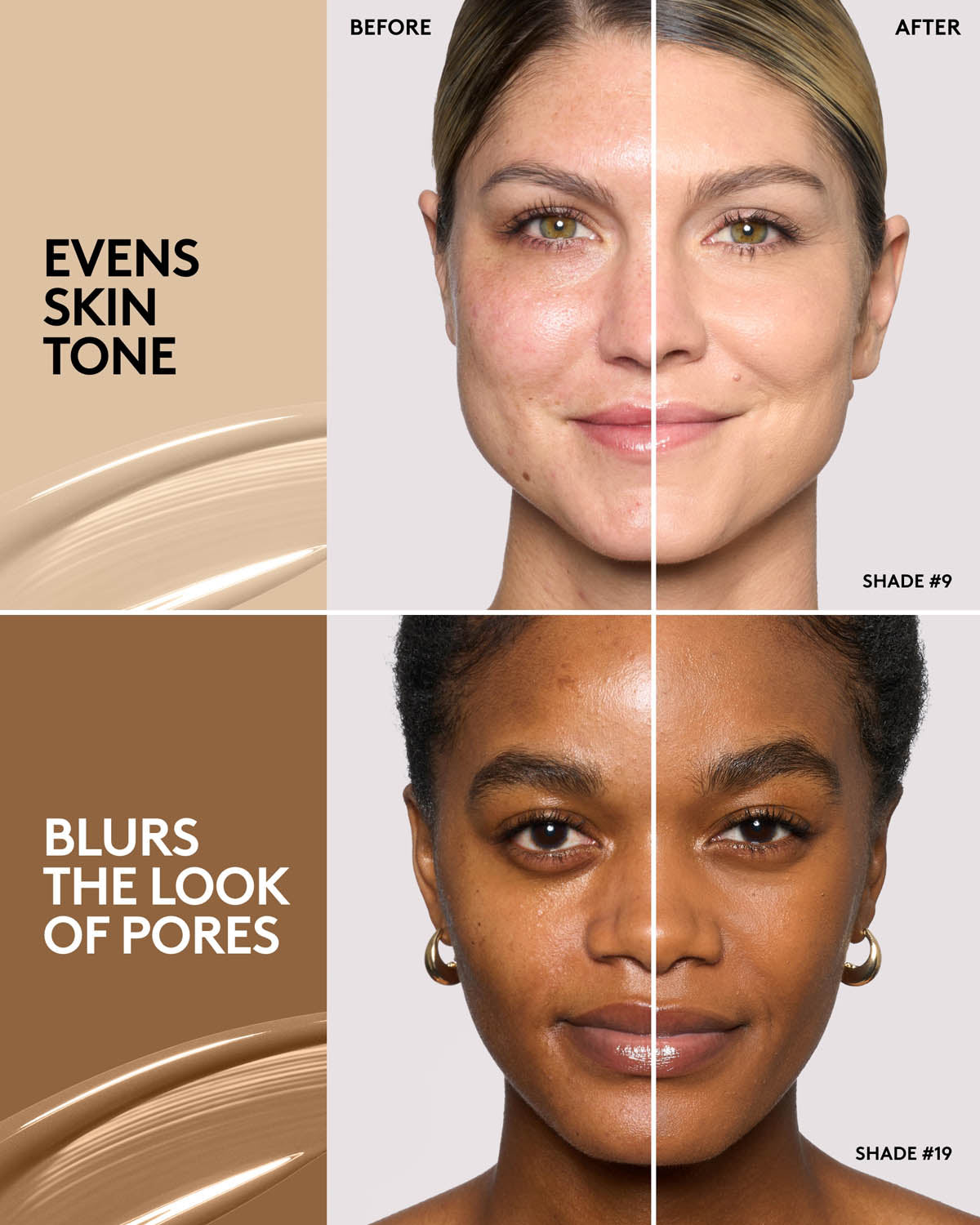 Fenty Beauty Blurred + Bronzed Duo skin tint + bronzer teint naturel