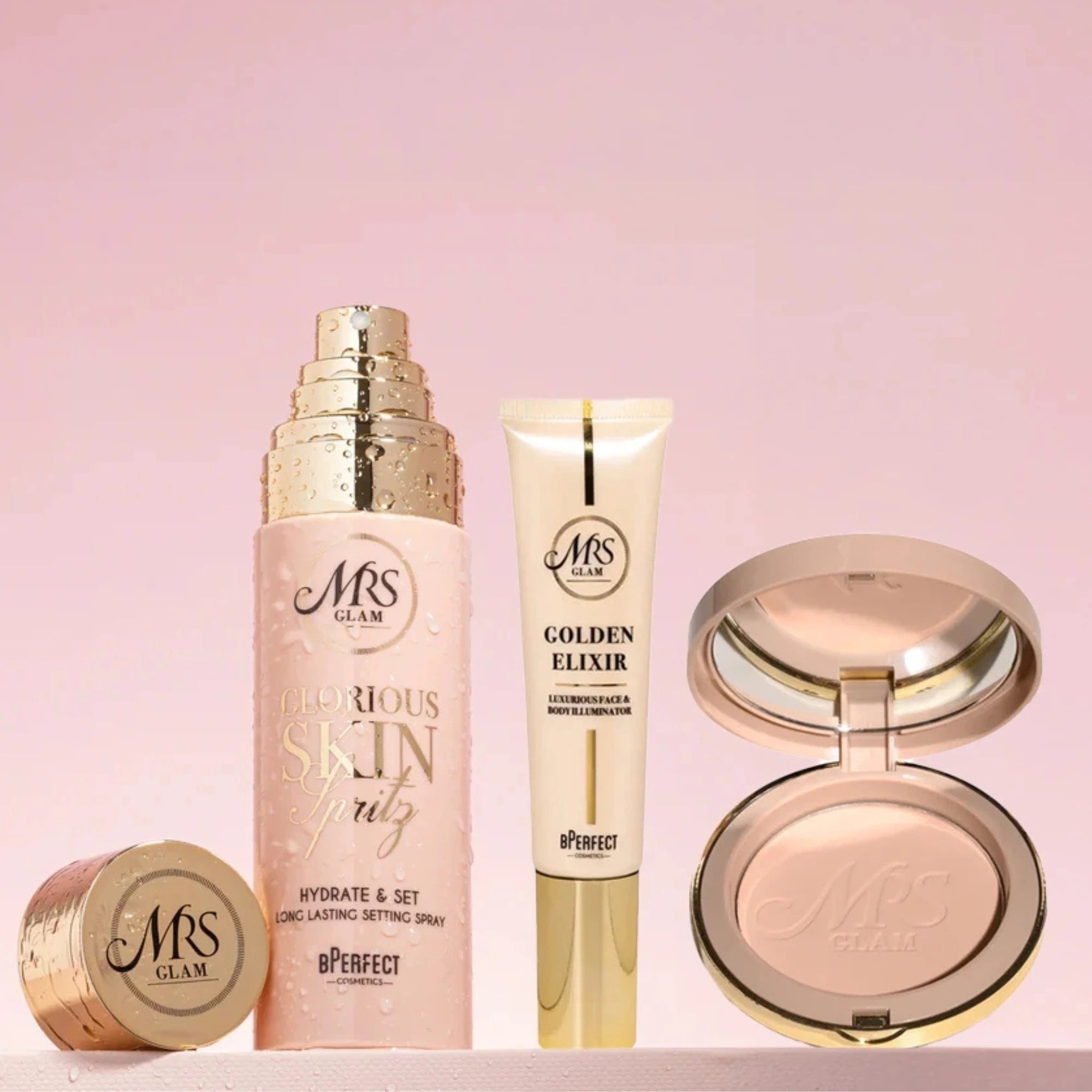 Be Perfect Mrs Glam Glorious Base coffret 01 Light Pink