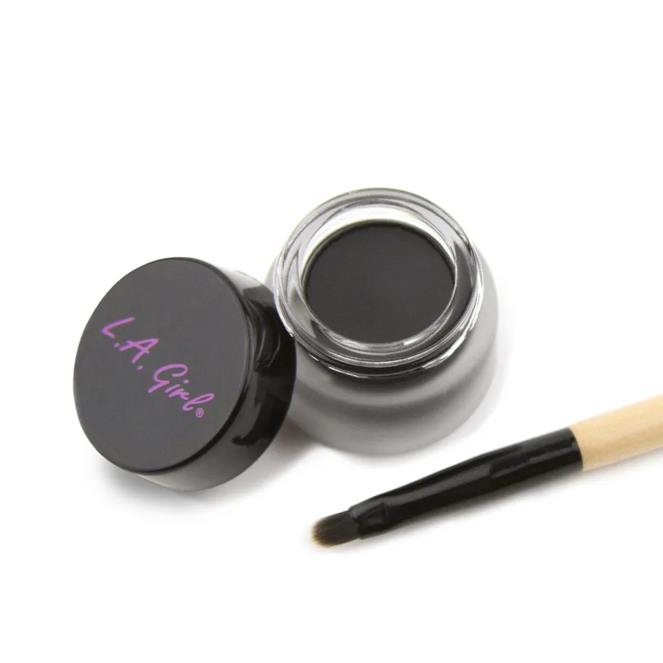 L.A. Girl Gel Liner Kit eyeliner gel GEL722 Very Black mat