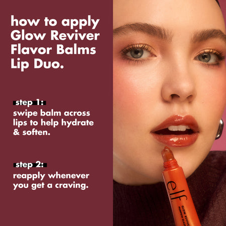 e.l.f. Glow Reviver duo baume à lèvres parfumé 2 pcs