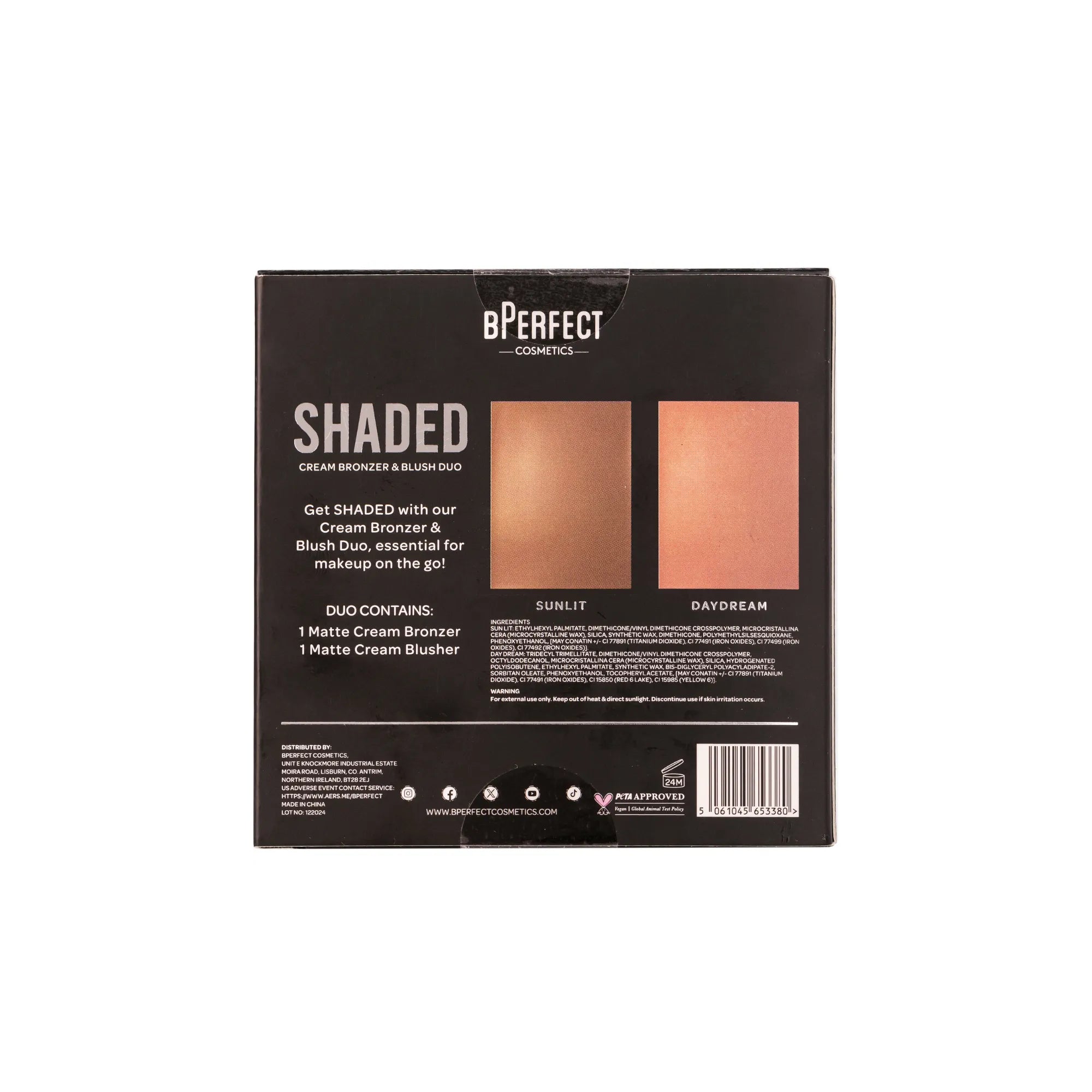 Be Perfect Shaded Duo bronzer et blush crème 01 Light