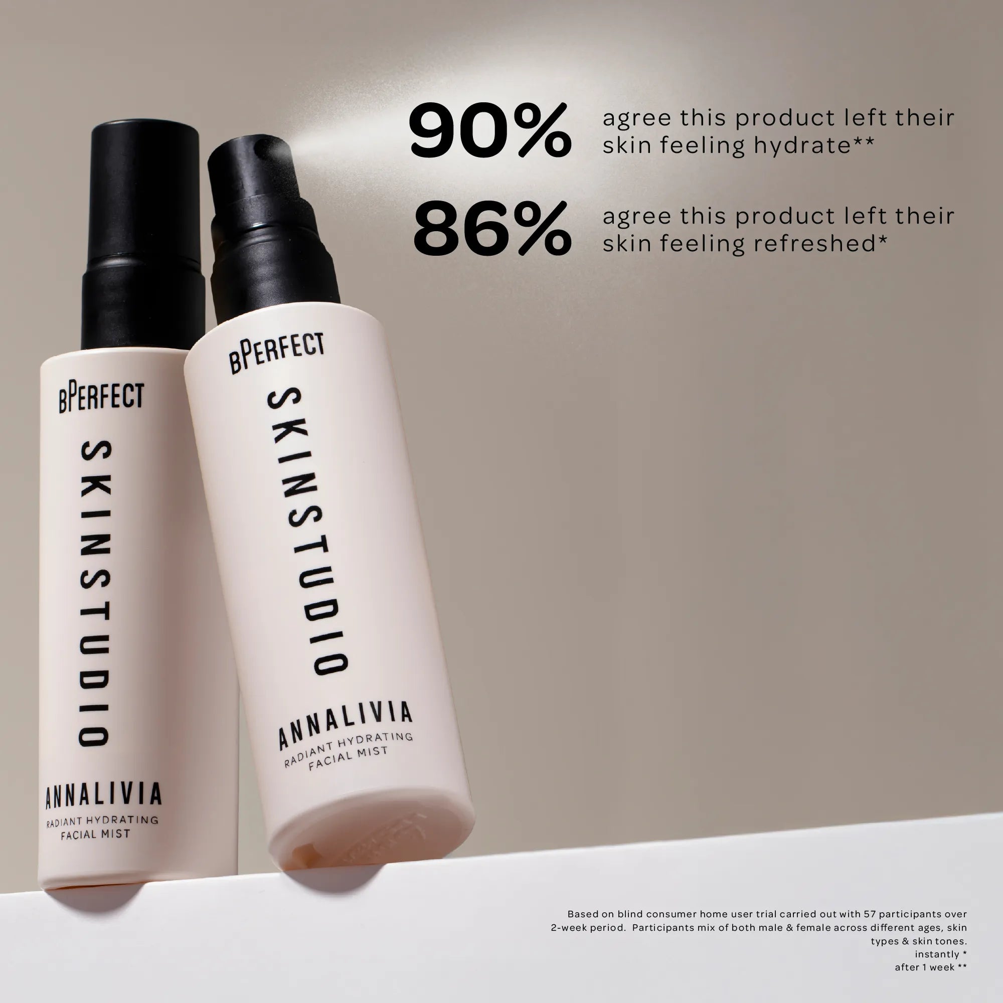 BPerfect Annalivia Brume Visage Hydratante Éclat 100 ml