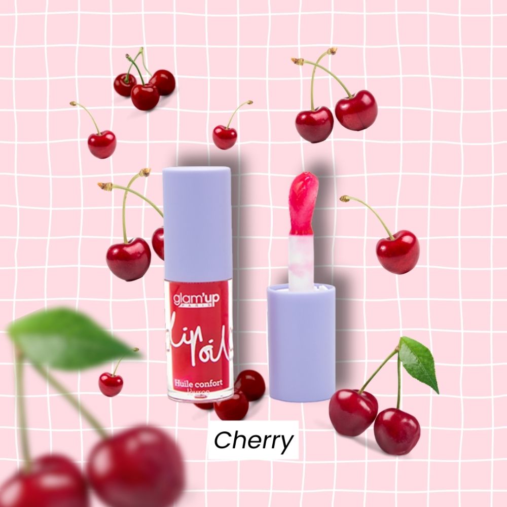 GLAM'UP Les Lèvres Lip Oil Cherry N°3 huile brillant