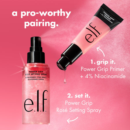 E.L.F. Face Power Grip Rosé Setting Spray fixateur 80 ml