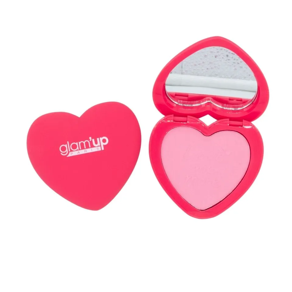 GLAM'UP Le Teint Blush Love Me More Cotton Candy N°4 cœur