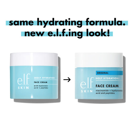 E.L.F. Holy Hydration crème visage hydratante peptides