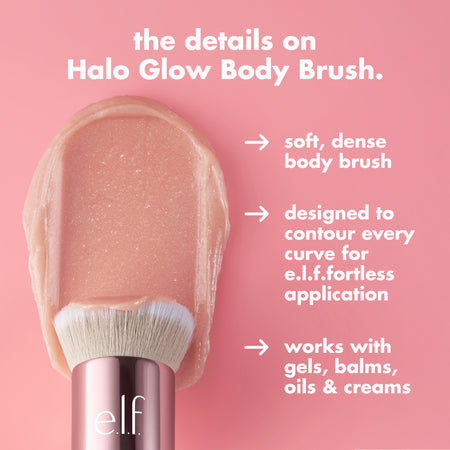 E.L.F. Halo Glow Body Brush pinceau corps éclat dense