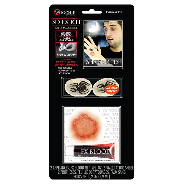 Cinema Secrets Woochie Peel & Stick Kit FX Spider Bite