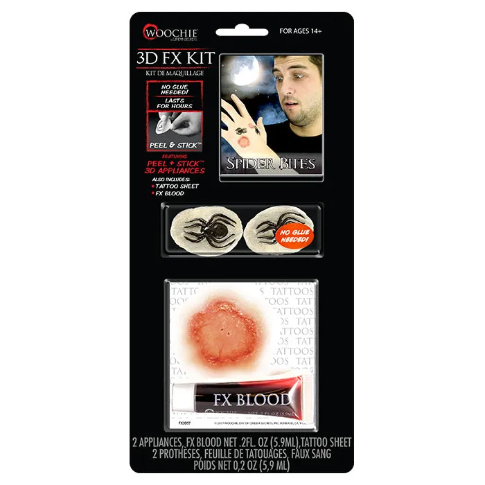 Cinema Secrets Woochie Peel & Stick Kit FX Spider Bite