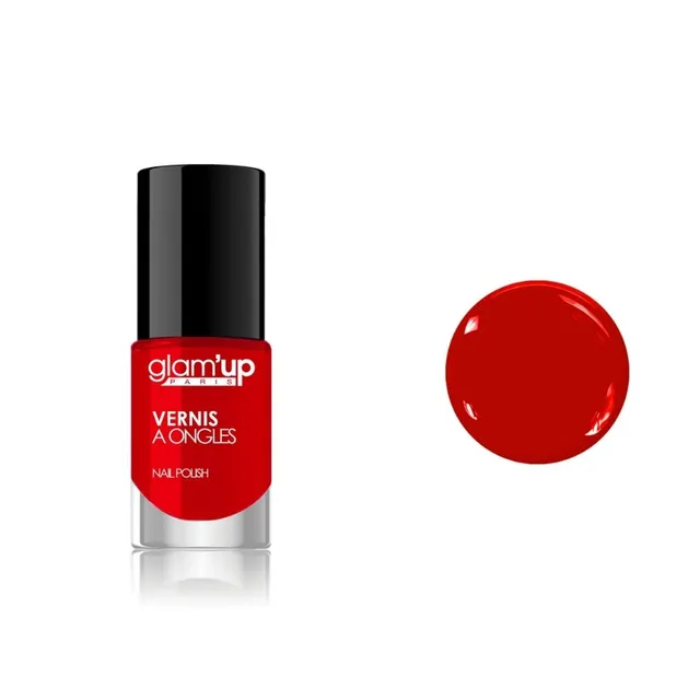 GLAM'UP Les Ongles Vernis à Ongles Red rouge brillant