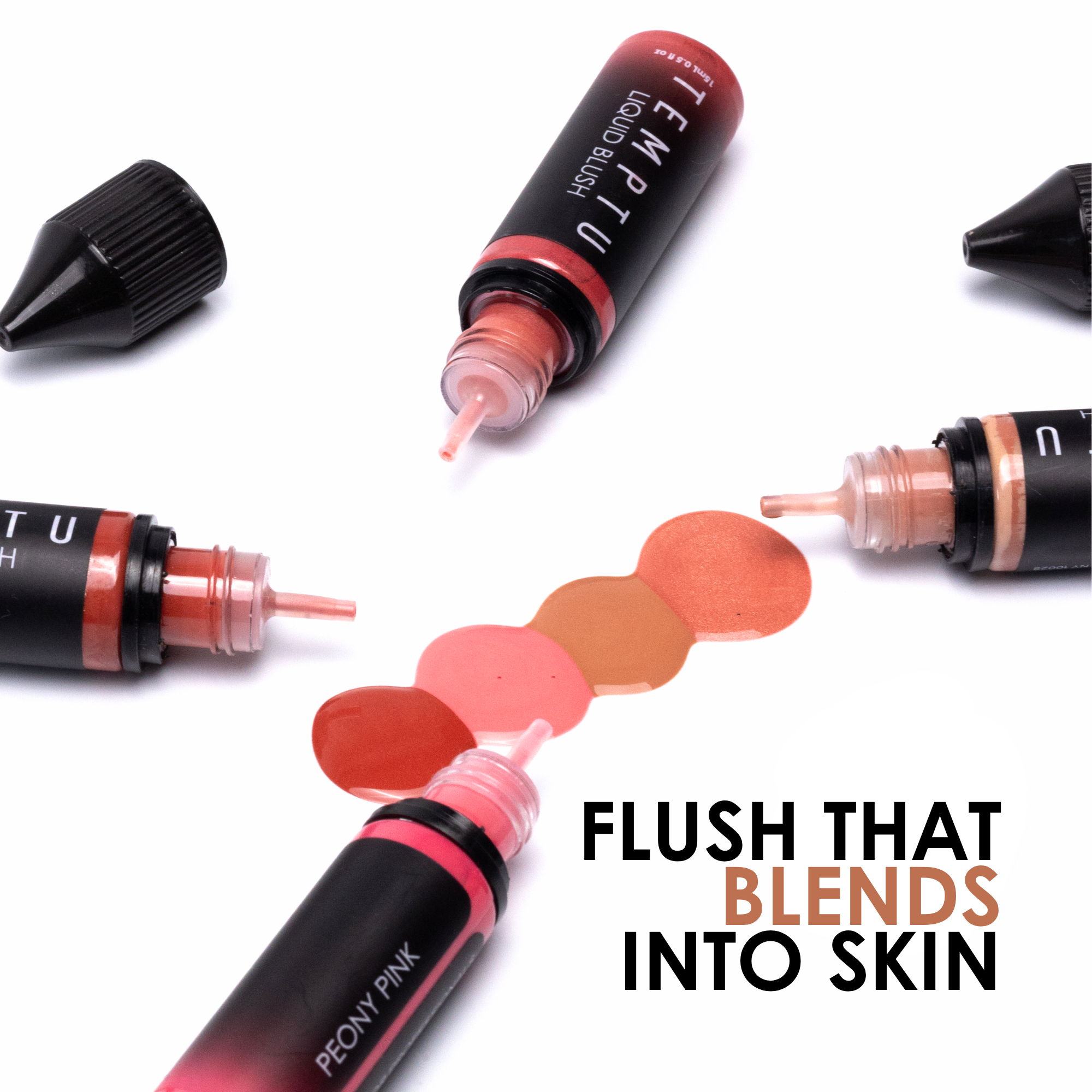TEMPTU Airbrush Supplies blush liquide 4 teintes
