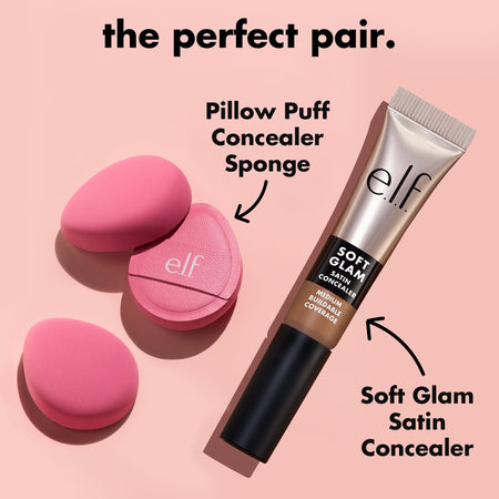 e.l.f. Pillow Puff éponge anti-cernes lot de 3 mini